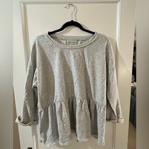 Anthropologie Babydoll Sweater